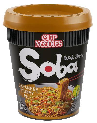 J18279 Makar.inst.Japanese Curry Soba Cup Wok Style 90g Nissin